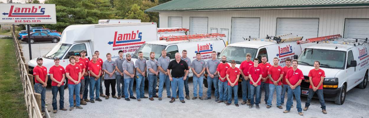 Lambs Heating And Air Conditioning Team Photo